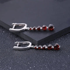 Boucles d'oreilles en argent sterling, bijoux fins pour femmes