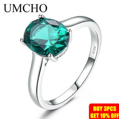 Silver Oval Gemstone Wedding Ring Fine Jewelry