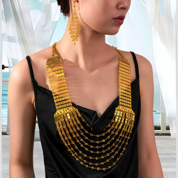 New Fashion Gorgeous Exaggerated Gold Color Metal