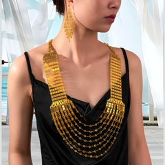 New Fashion Gorgeous Exaggerated Gold Color Metal