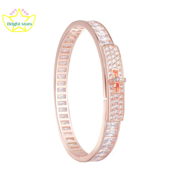 Bright Stars S925 Full Star H bracelet female niche