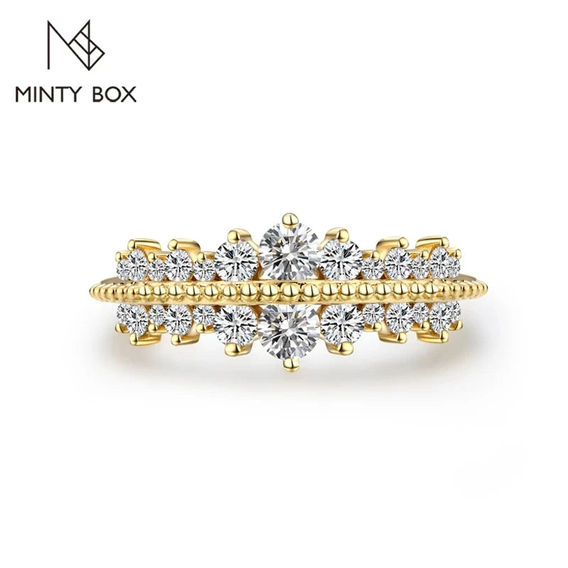 Women Yellow Gold Plated Wedding Engagement Luxury Gift