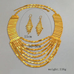 New Fashion Gorgeous Exaggerated Gold Color Metal