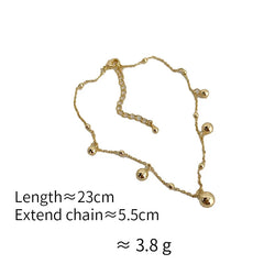 Anklets for Women Minimalist Geometric Fine Jewelry