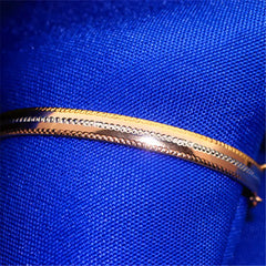 Purple Gold three-colour bangles Banquet Jewelry