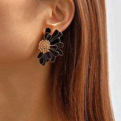 Boucles d'oreilles à fleurs